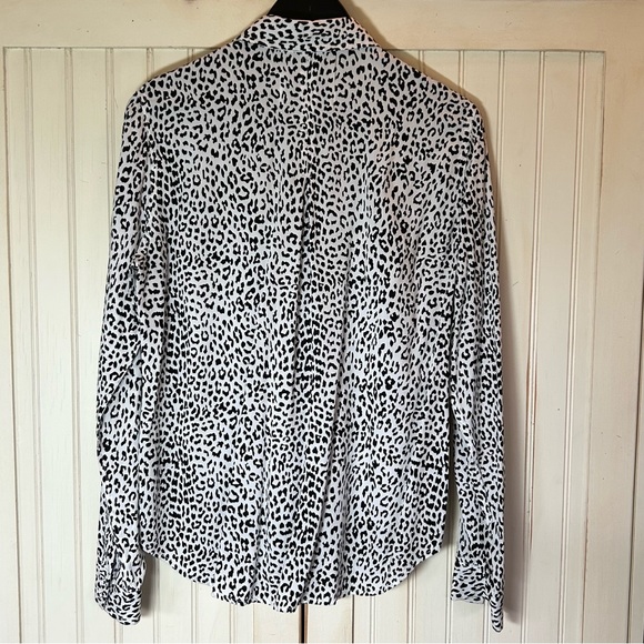 Pistola Elle Leopard Print Baby Snap Front Shirt Size S EUC - Picture 7 of 12